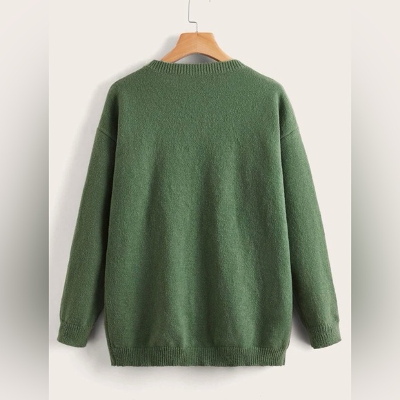 πShein Christmas Pattern Rhinestone Detail S Size Sweater - Picture 3 of 7